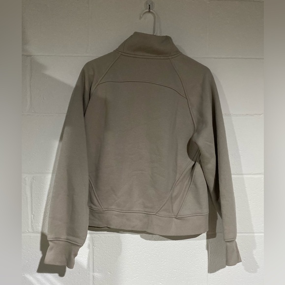 Danskin Beige Half-Zip Pullover medium - Picture 4 of 5